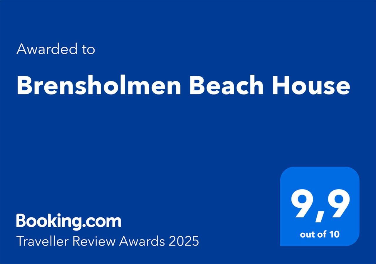 Brensholmen Beach House Тромсьо Екстериор снимка